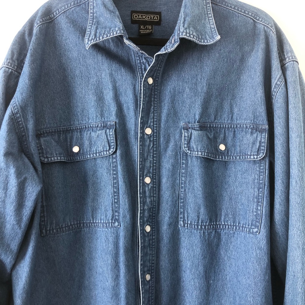 Dakota‎ 100% Cotton Denim Over Shirt | Size XL - Picture 3 of 6
